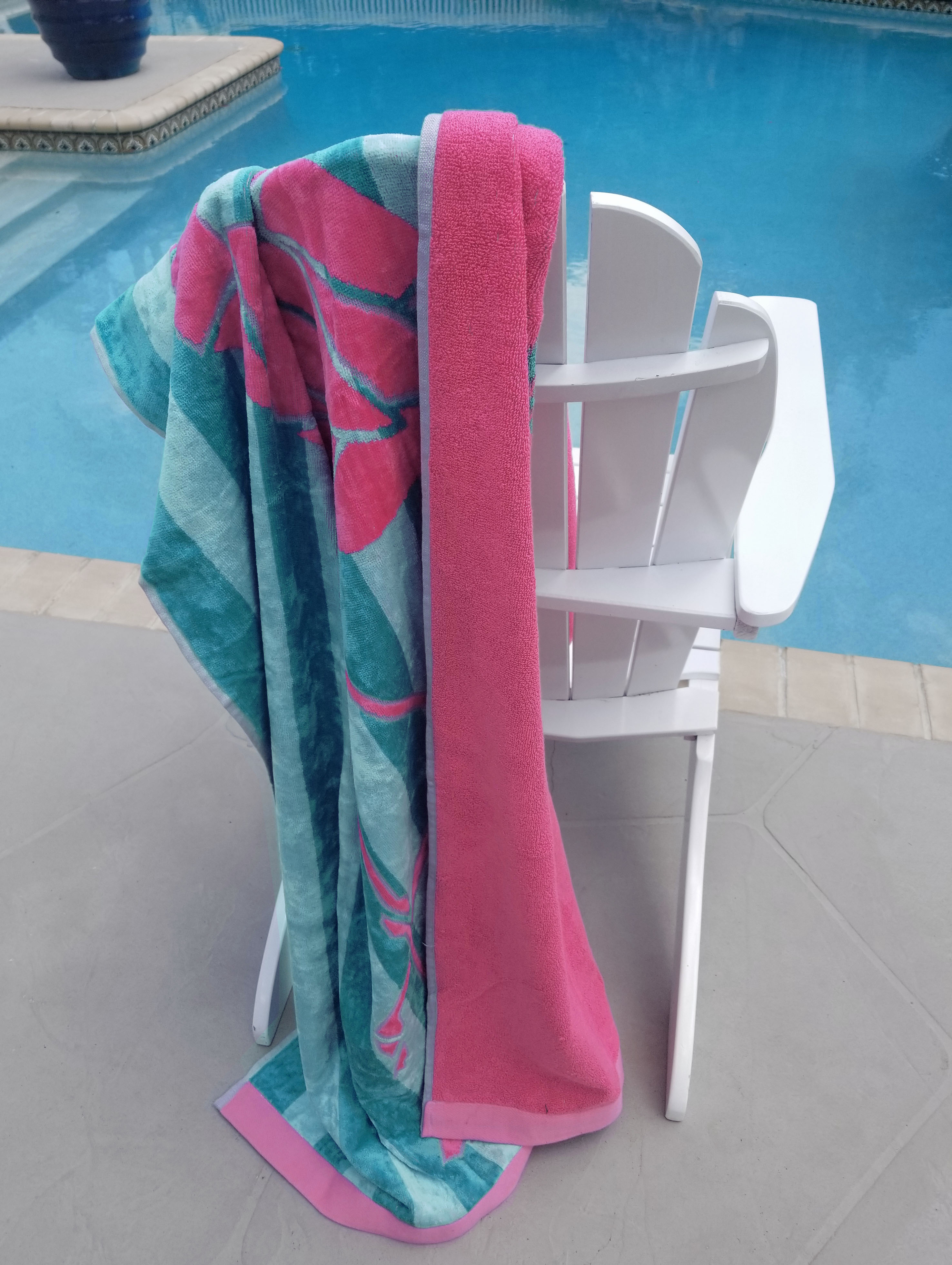 OverSized Designer Jacquard Printed Beach Towels